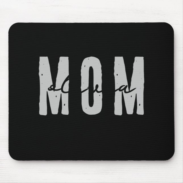 Mousepad Mom Since 20xx Modern Simple Preppy T Shirt  (Frente)