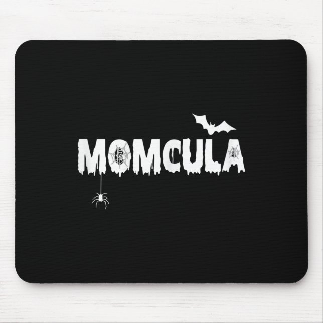 Mousepad Momcula Tee Mamãe cula Halloween (Frente)