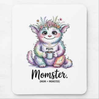 Mousepad Momster. (Mom + Monster)