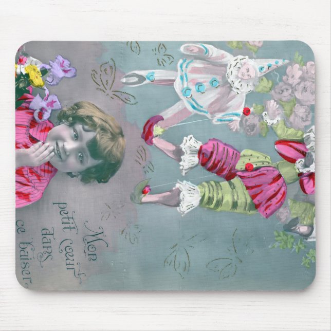 Mousepad Mon petite coeur dans ce baiser (Frente)