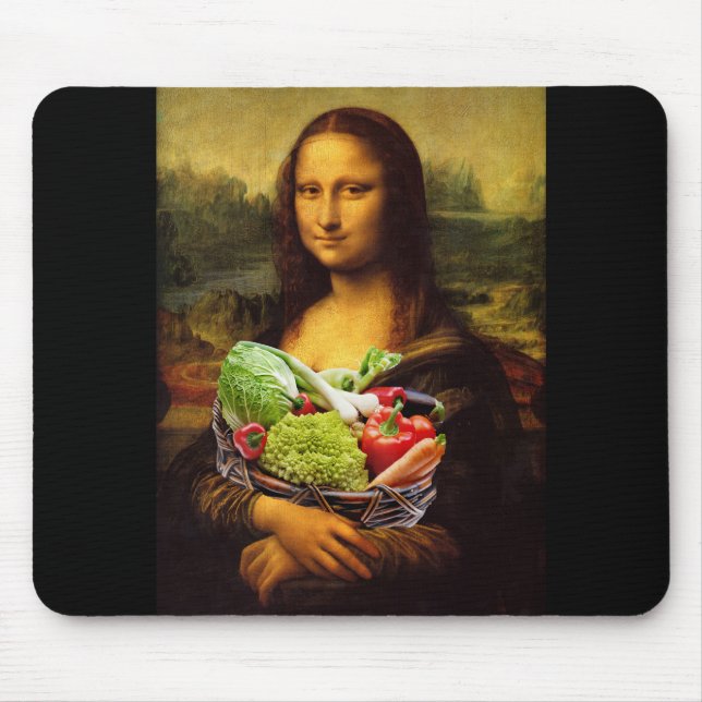 Mousepad Mona Lisa ama legumes (Frente)