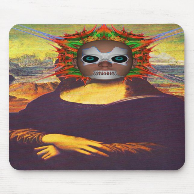 Mousepad Mona Lisa Ciborgue (Frente)