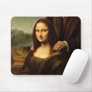 Mousepad Mona Lisa com um Companheiro Masculino