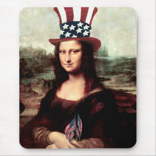 Mousepad Mona Lisa Patriótica - Dia da Independência