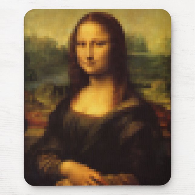 Mousepad Mona Lisa Pixelada (Frente)