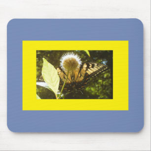 Mousepad Monarca Amarela Flor