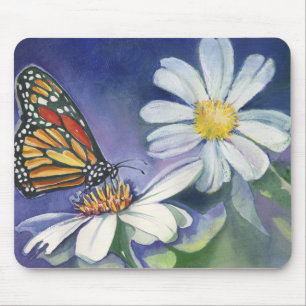 Mousepad Monarca & margaridas