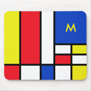 Mousepad Mondrian inspirou a arte abstracta do design