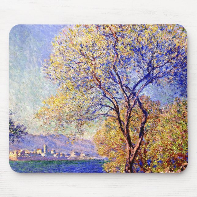Mousepad Monet - Antibes vistos dos Jardins Salis, (Frente)