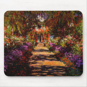 Mousepad Monet-Caminho de Claude no jardim de Monet em