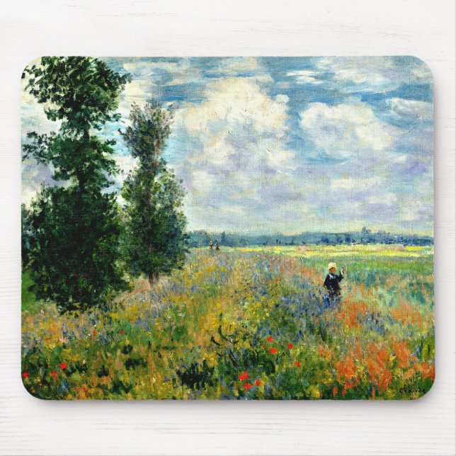 Mousepad Monet - Campo de Papoulas, Argenteuil (Frente)