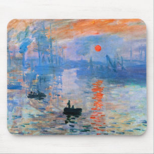 Mousepad Monet - Impressão, Assalto do Sol,