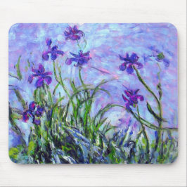 Mousepad Monet Lilac Irises