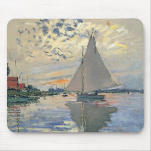 Mousepad Monet Sailboat