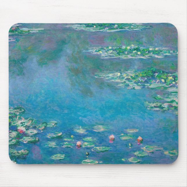 Mousepad Monet Water Lily Impressionista Pintura (Frente)