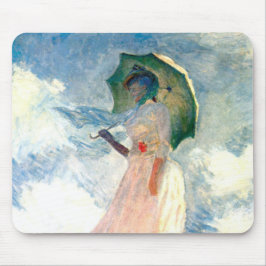 Mousepad Monet Woman com Parasol à esquerda