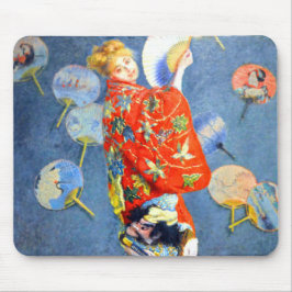 Mousepad Monet Woman em Figurino Japonês