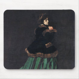 Mousepad Monet Woman em Vestido Verde