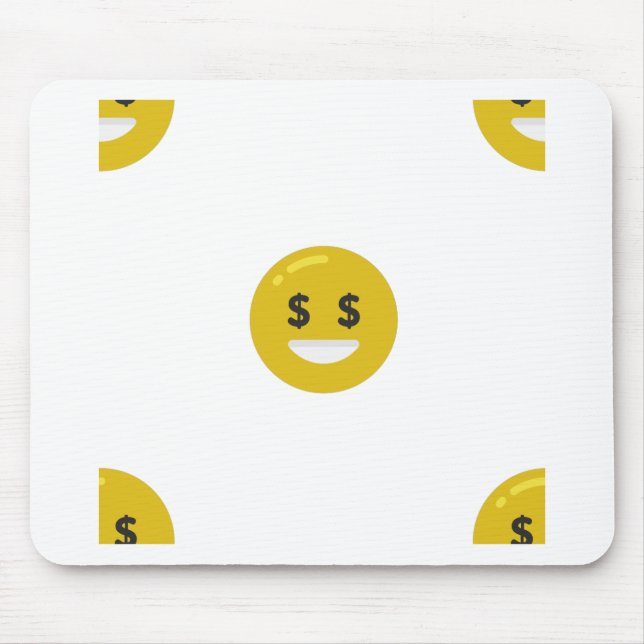Mousepad money eye emoji (Frente)