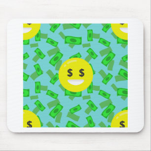 Mousepad money eyed emoji