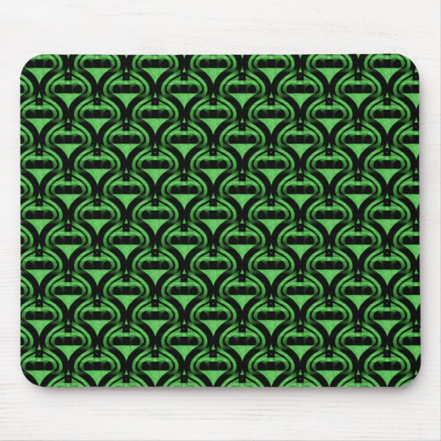 Mousepad Monitor Legal Retro Verde Vibrante (Frente)