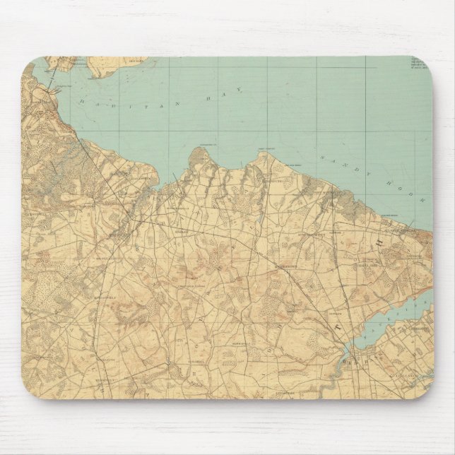 Mousepad Monmouth Shore, Nova Jersey (Frente)