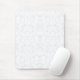 Mousepad Monochrome Floral Pattern – Elegant Seamless Art
