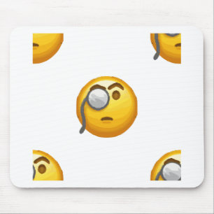 Mousepad monóculo emoji