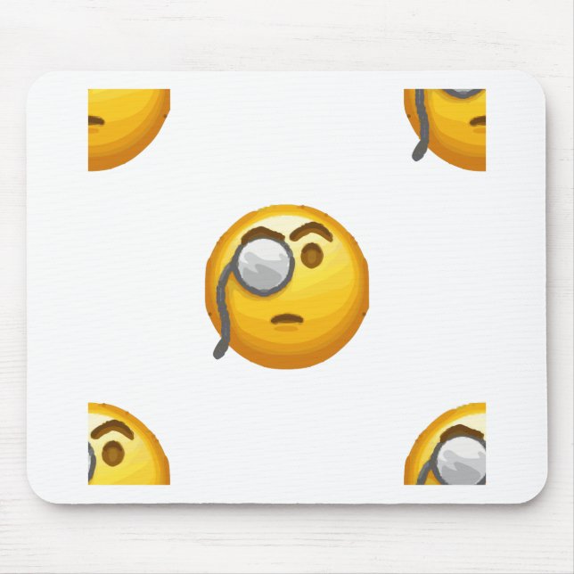 Mousepad monóculo emoji (Frente)