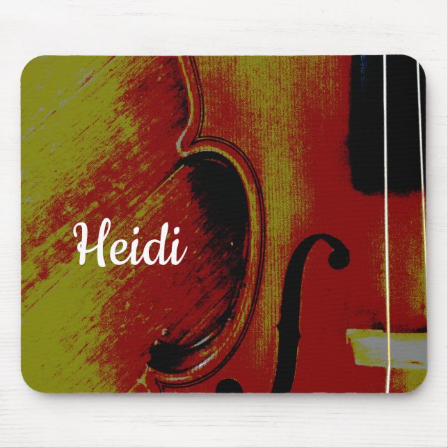Mousepad Monograma Abstrato Violin (Frente)