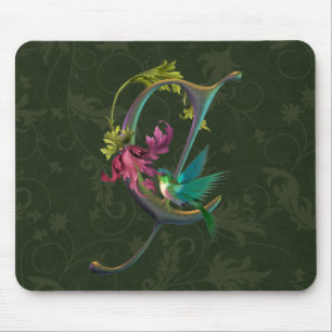 Mousepad Monograma C do colibri