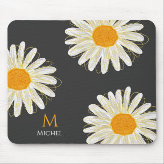 Mousepad Monograma - Camomiles Minimalista