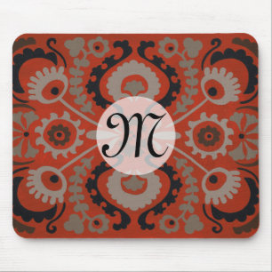 Mousepad Monograma Cinnabar Suzani I