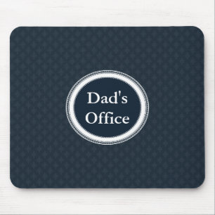 Mousepad Monograma clássico profundo do costume do teste
