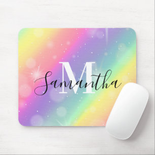 Mousepad Monograma Colorido Bonito