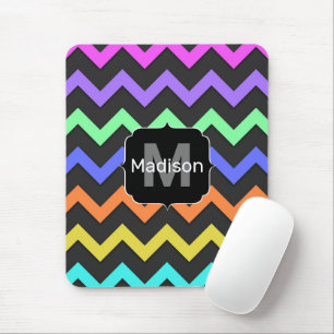 Mousepad Monograma de Padrão Legal de Diversão de Verão de