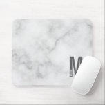 Mousepad Monograma e Nome de Negrito Personalizado Moderno<br><div class="desc">Design de Monograma moderno com letra monográfica "M" personalizada e nome no estilo de letra sans sans moderno,  em negrito. Presente perfeito para ele,  presente de dia de os pais e muito mais.</div>