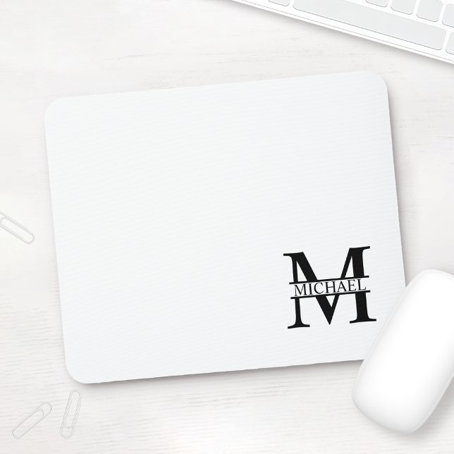 Mousepad Monograma e Nome Personalizados (Criador carregado)