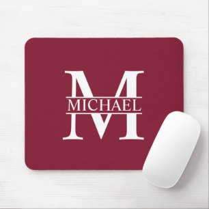 Mousepad Monograma e Nome Personalizados