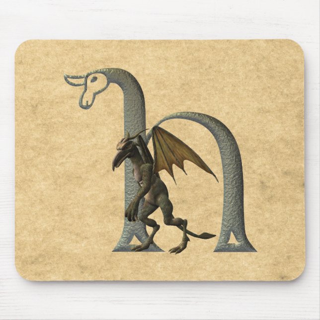 Mousepad Monograma H da gárgula (Frente)