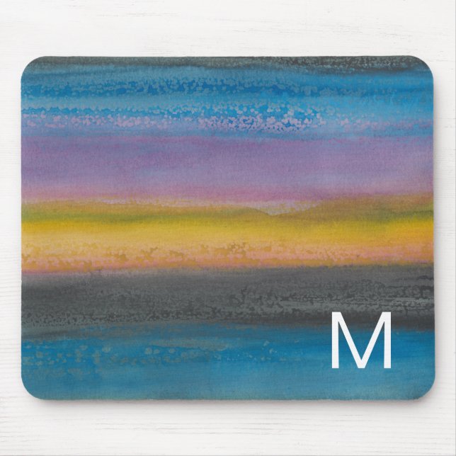 Mousepad Monograma | Juniper Mist I (Frente)