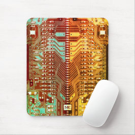 Mousepad Monograma legal de Monograma Monótico Único Retroa