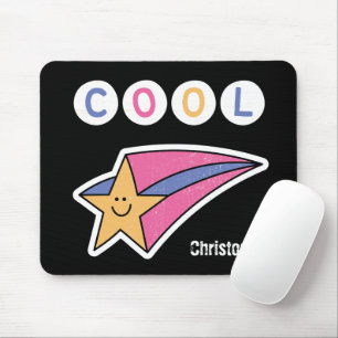 Mousepad Monograma legal desenho de Black Star Kids