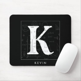 Mousepad Monograma - Letra K