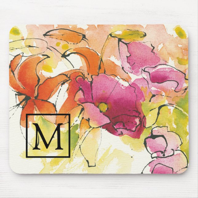 Mousepad Monograma | meados de julho (Frente)