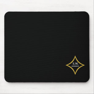 Mousepad Monograma minimalista moderno