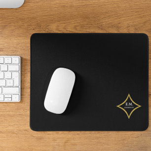 Mousepad Monograma minimalista moderno