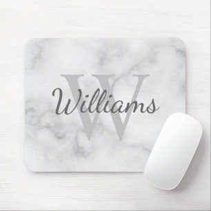 Mousepad Monograma personalizado e aparência de marcador d