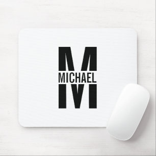 Mousepad Monograma Personalizado e Pad do Rato de Nome