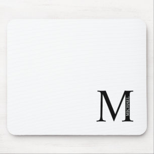 Mousepad Monograma Personalizado e Pad do Rato de Nome